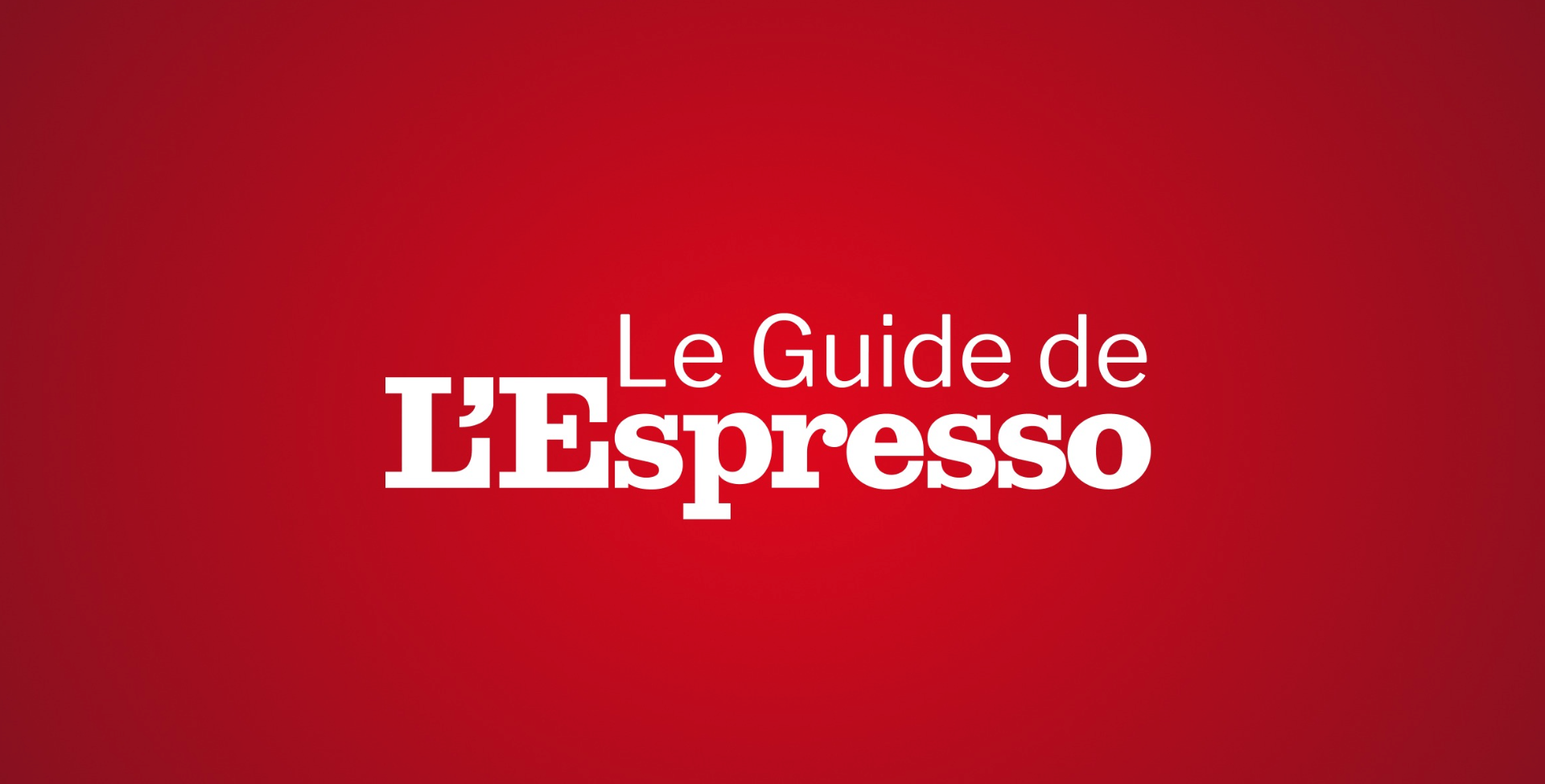 Le Guide de L'Espresso